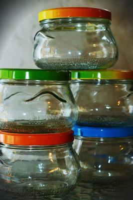 Full Download Five Empty Jam Jars Stacked Up: Blank 150 Page Lined Journal for Your Thoughts, Ideas, and Inspiration -  file in PDF