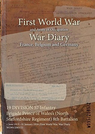 Full Download 19 DIVISION 57 Infantry Brigade Prince of Wales's (North Staffordshire Regiment) 8th Battalion : 1 June 1915 - 31 January 1918 (First World War, War Diary, WO95/2085/2) - British War Office file in PDF