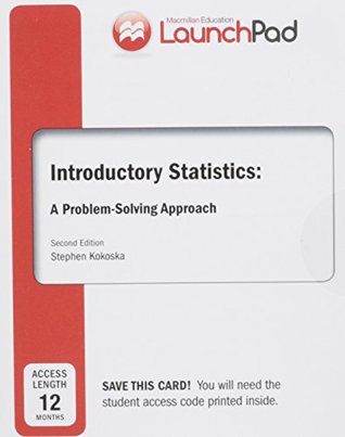 Download Launchpad for Kokoska's Introductory Statistics (Twelve Month Access) - Stephen Kokoska | PDF