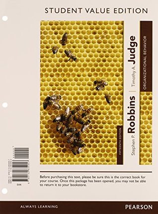 Full Download Organizational Behavior [with MyManagementLab & eText & Self Assessment Library 3.4] - Stephen P. Robbins file in ePub