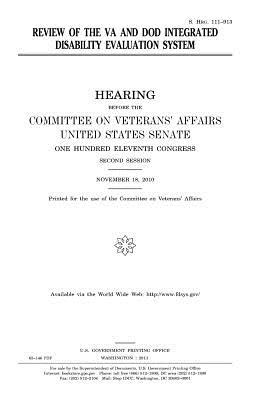 Read Review of the Va and Dod Integrated Disability Evaluation System - U.S. Congress | PDF