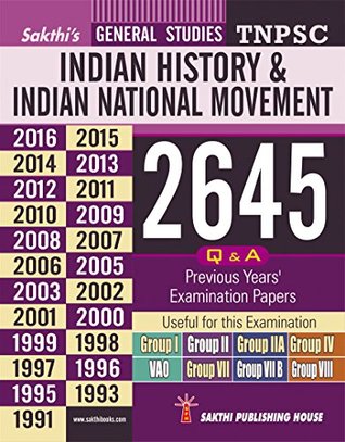 Download TNPSC INDIAN HISTORY & INDIAN NATIONAL MOVEMENT EXAMINATION PREVIOUS YEARS Q & A - Editorial Board | PDF