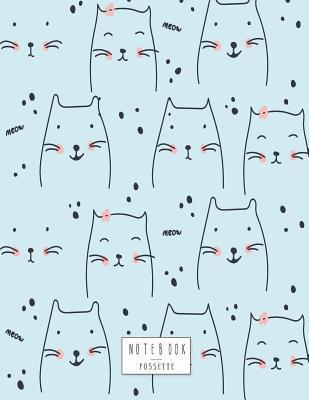 Download Notebook: Cute Cat on Blue Cover and Dot Graph Line Sketch Pages, Extra Large (8.5 X 11) Inches, 110 Pages, White Paper, Sketch, Draw and Paint - Fos Sette file in ePub