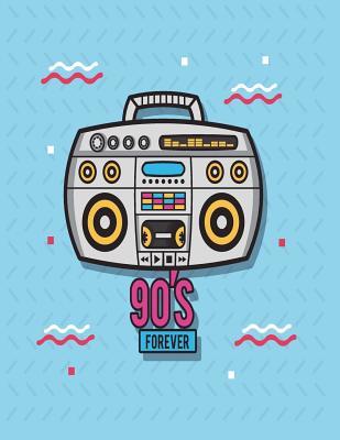 Full Download 90's Forever: Radio in 90's on Blue Cover and Lined Pages, Extra Large (8.5 X 11) Inches, 110 Pages, White Paper - Dim Ple | PDF