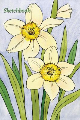 Download Sketchbook: Daffodils 6x9: Blank Journal with 160 Unlined, Unruled Pages -  | ePub