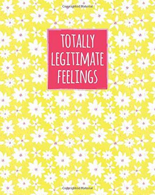 Download Totally Legitimate Feelings: Blank Journal / Diary / Notebook with 110 Lined Pages, White and Pink Poinsettia Cover - Positive Spoon file in PDF