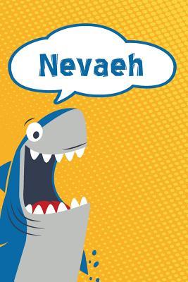 Read Online Nevaeh: Personalized Shark Writting Journal, Notebook, Diary, for Kids 120 Pages 6x9 -  | ePub