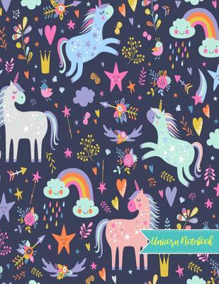 Read Unicorn Notebook: Cute Kawaii Journal and Diary Large 8.5 x 11 Matte Cover with Blank Lined Ruled White Paper Interior - Perfect for School, Gifts for Kids (Girls and Boys), Party Favors for Birthday, Activity Book for Arts and Crafts - Journey Calderon file in PDF