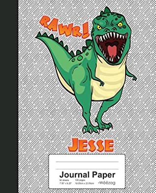Read Online Journal Paper: JESSE Dinosaur Rawr T-Rex Notebook -  file in ePub