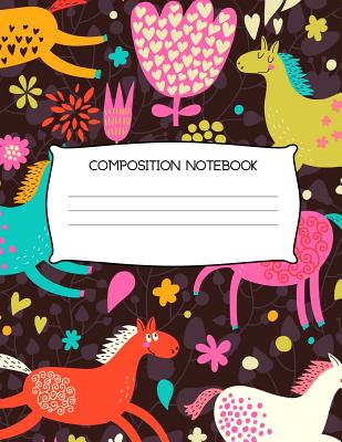 Full Download Composition Notebook: Wide Ruled Paper Journal Notebook - Blank Back to School Lined Workbook - Students Teens Home School College - 8.5 x 11 Flying Horse Print -  file in PDF